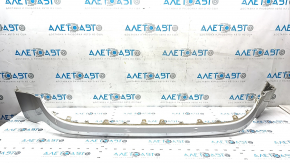 Front bumper upper part Jeep Renegade 15-18 prerest, silver PSN, tear, scratches