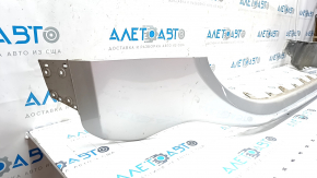 Front bumper upper part Jeep Renegade 15-18 prerest, silver PSN, tear, scratches