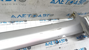 Front bumper upper part Jeep Renegade 15-18 prerest, silver PSN, tear, scratches