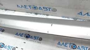 Front bumper upper part Jeep Renegade 15-18 prerest, silver PSN, tear, scratches