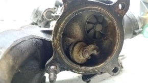 Turbine assembly with manifold Audi Q5 8R 13-17 2.0T 132k with tubes, driftwood, for spare parts