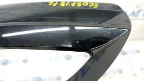 Left fog light frame Ford Ecosport 18-22 black gloss, dented mount, sand