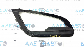 Right fog light frame Ford Ecosport 18-22 black gloss, sand