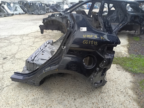 Quarter wing rear left Ford Ecosport 18-22 on the body, black, pokes