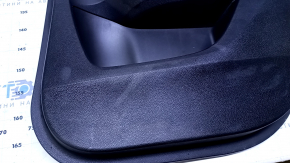 Door trim card rear right Honda Accord 13-15 black with black insert velour, armrest black velour, scratches, abrasions