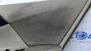 Door trim card rear right Honda Accord 16-17 beige with beige insert cloth, armrest beige cloth, scratches, abrasions, for dry cleaning
