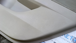 Door trim card rear right Honda Accord 16-17 beige with beige insert cloth, armrest beige cloth, scratches, abrasions, for dry cleaning