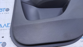 Door trim card rear right Honda Accord 16-17 gray with gray insert cloth, armrest gray cloth, scuffs
