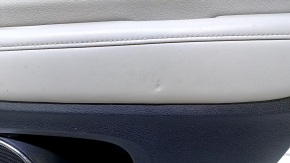 Door trim card rear right Honda HR-V 16-22 black with gray insert leather, armrest gray leather, for dry cleaning, scratches, abrasions, dent