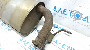 Muffler rear part with barrel Ford Ecosport 19-22 2.0 rusty