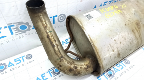 Muffler rear part with barrel Ford Ecosport 19-22 2.0 rusty