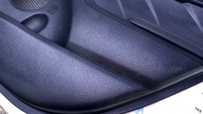 Door trim card rear right Kia Forte 4d 17-18 rest black with black insert plastic, armrest black leather, scuffs, scratches