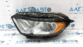 Headlight front left complete Ford Ecosport 18-22 halogen, light, LED DRL, bumps, scratches, cobweb