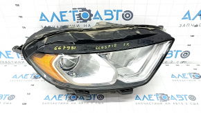 Front right headlight complete Ford Ecosport 18-22 halogen, light, LED DRL