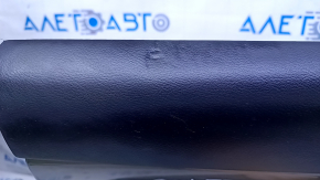 Door trim card rear right Nissan Murano z52 15-18 black with black insert leather, armrest black leather, molding gray gloss wood, dents, scuffs, abrasions, scratches