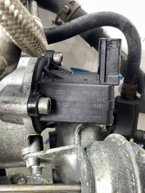 Turbine assembly with manifold Audi Q5 8R 13-17 2.0T 132k with tubes, driftwood, for spare parts