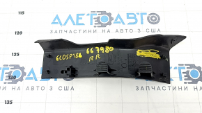 Door sill trim rear right Ford Ecosport 18-22 black, scratches