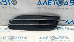 Right fog light plug Audi A6 C7 12-15 prerest chrome stripes