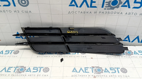 Right fog light plug Audi A6 C7 12-15 pre-rest chrome stripes, broken mount