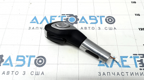 Gear knob Ford Ecosport 18-22 leather black with button, scratches