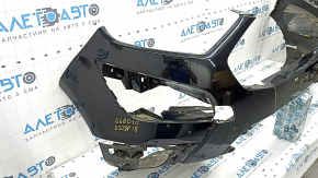 Front bumper bare Ford Ecosport 18-22 black, dented, torn, bumps