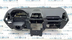 Torpedo front panel without AIRBAG Ford Ecosport 18-22 under Start-Stop, black, scratches, broken fasteners