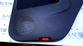 Door trim card rear right VW Tiguan 09-17 black, with black insert cloth, armrest black cloth, with squeaker, scratches, abrasions