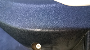 Door trim card rear right VW Jetta 11-18 USA black with beige insert leather, armrest beige leather, molding beige structure, type 1, scuffs, scratches, burrs, for dry cleaning