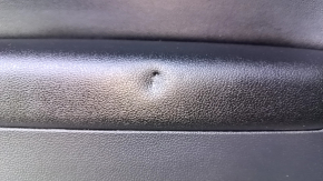 Door trim card rear right VW Atlas 18 - black with black insert leather, armrest black leather, with curtain and squeaker, scratches, abrasions, bump