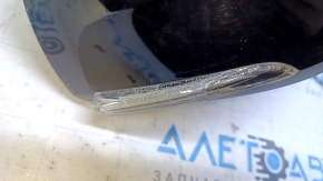 Side mirror right Volvo XC90 16-22 15+4 pins, turn signal, heated, auto-dimming, BSM, camera, black, cracked turn signal