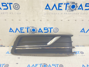 Front bumper grille side right VW Passat b8 16-19 USA without fog lights