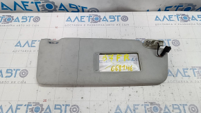 Right visor VW Passat b7 12-15 USA gray, without hook, for backlight, for dry cleaning, crack