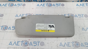 Right visor VW Passat b7 12-15 USA gray, without hook, for backlight, for dry cleaning, crack