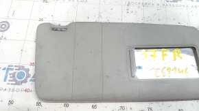 Right visor VW Passat b7 12-15 USA gray, without hook, for backlight, for dry cleaning, crack