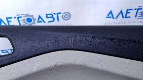 Door trim card rear right Ford Escape MK3 13-16 prerest beige with beige insert plastic, armrest beige leather, under the tweeter, scratches, abrasions