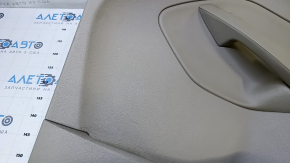 Door trim card rear right Ford Escape MK3 13-16 prerest beige with beige insert plastic, armrest beige leather, under the tweeter, scratches, abrasions