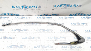Upper rear left door molding Lexus ES300h ES350 13-18 chrome, broken