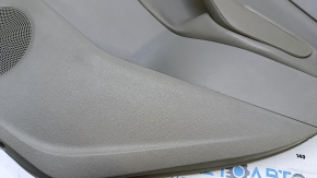 Door trim card rear right Ford Escape MK3 13-16 prerest beige with beige insert plastic, armrest beige leather, under the tweeter, scuffs