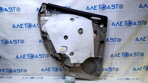 Door trim card rear right Ford Escape MK3 13-16 prerest beige with beige insert plastic, armrest beige leather, under the tweeter, scuffs