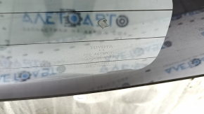 Naked trunk door with glass Toyota Prius 50 16-18 white 070 without wiper