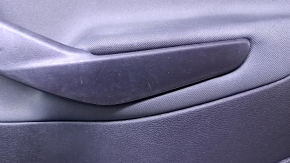 Door trim card rear right Ford Escape MK3 13-16 dorest black with gray insert cloth, armrest gray cloth, scuffs, scratches