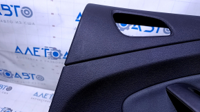 Door trim card rear right Ford Escape MK3 13-16 dorest black with gray insert cloth, armrest gray cloth, scuffs, scratches