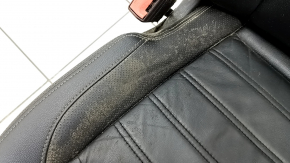 Driver's seat Ford Ecosport 18-20 without airbag, shot, electric, heated, black leather, for dry cleaning