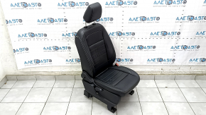 Passenger seat Ford Ecosport 18-20 with airbag, mechanical, heated, black leather, scratch, dry-cleanable