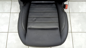 Passenger seat Ford Ecosport 18-20 with airbag, mechanical, heated, black leather, scratch, dry-cleanable
