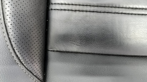 Passenger seat Ford Ecosport 18-20 with airbag, mechanical, heated, black leather, scratch, dry-cleanable