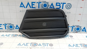 Front bumper grille left Audi Q3 8U 16-17 for solid bumper for parking sensors