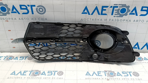 Lower grille of the front bumper right Audi Q5 8R 13-17 rest S-line under fog lights