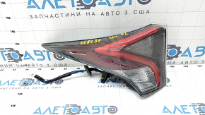 Upper wing light left Toyota Prius 50 16-18 glass dirty from the inside