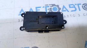 Rear left window lift control Mercedes W221 black with chrome